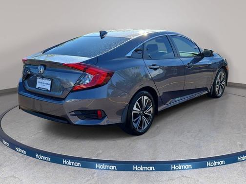 Modern Steel Metallic 2017 Honda Civic EX-L