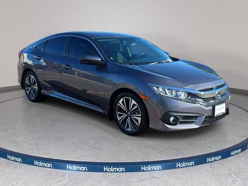 Modern Steel Metallic 2017 Honda Civic EX-L