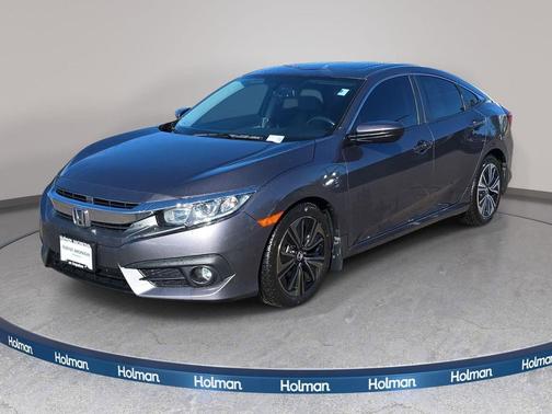 Modern Steel Metallic 2017 Honda Civic EX-L