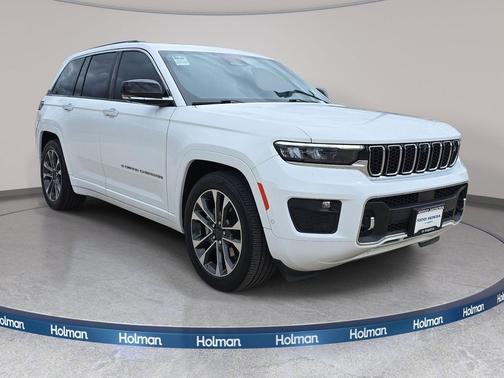 Bright White Clearcoat 2023 Jeep Grand Cherokee Overland