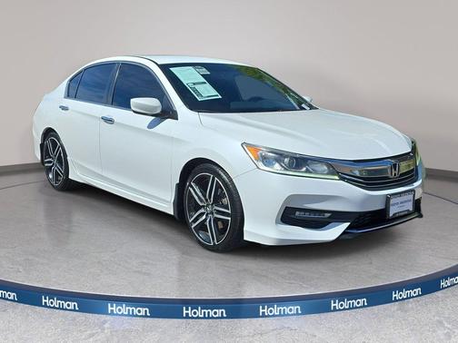 White Orchid Pearl 2017 Honda Accord Sport SE