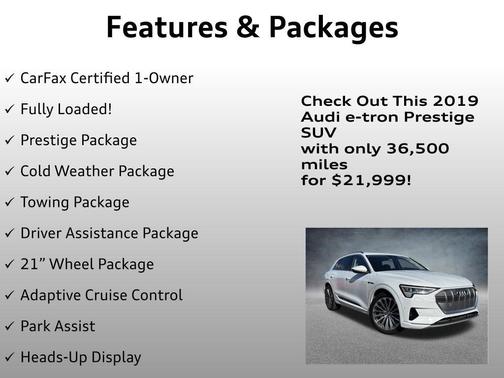 2019 Audi e-tron Prestige