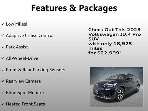 Deep Black Pearl 2023 Volkswagen ID.4 Pro