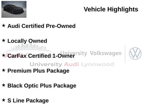 Mythos Black Metallic 2025 Audi Q3 45 S line Premium Plus