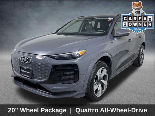 Magnet Gray 2025 Audi Q6 e-tron Premium Plus