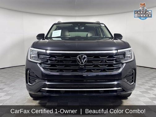 Deep Black Pearl 2025 Volkswagen Atlas 2.0T SEL Premium R-Line 4MOTION