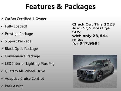 Daytona Gray Pearl Effect 2023 Audi SQ5 3.0T Prestige