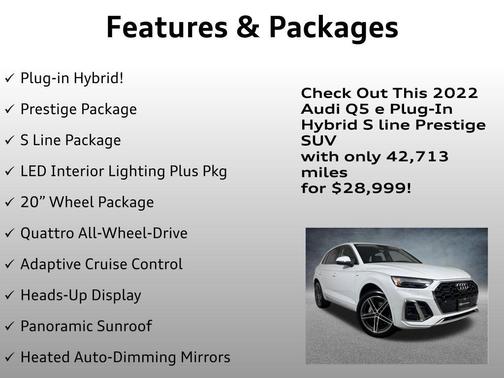 2022 Audi Q5 e 55 S line Prestige