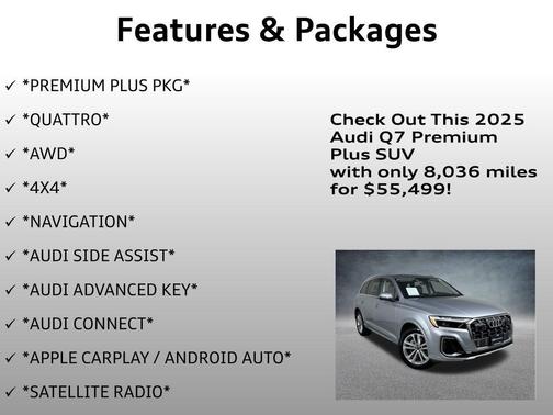 2025 Audi Q7 55 Premium Plus