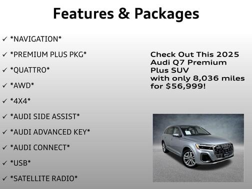 2025 Audi Q7 55 Premium Plus