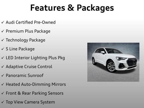 2025 Audi Q3 45 S line Premium Plus