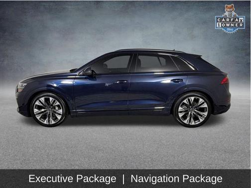 Waitomo Blue Metallic 2025 Audi Q8 55 Prestige