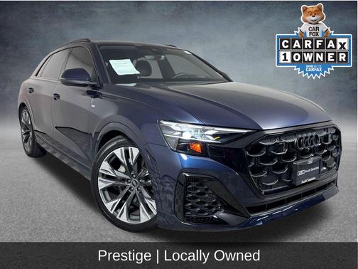 Waitomo Blue Metallic 2025 Audi Q8 55 Prestige