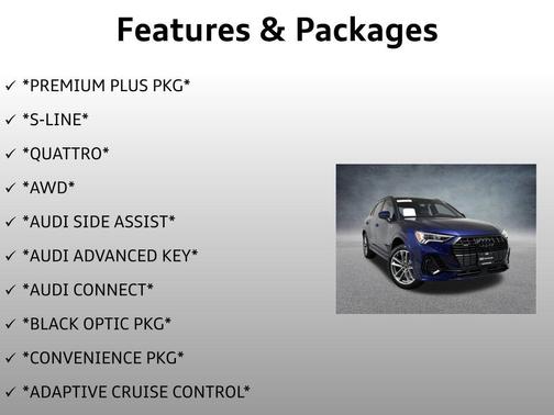 2024 Audi Q3 45 S line Premium Plus