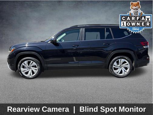 Deep Black Pearl 2023 Volkswagen Atlas 2.0T SE w/Technology 4MOTION