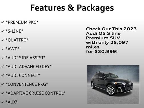 2023 Audi Q5 45 S line Premium