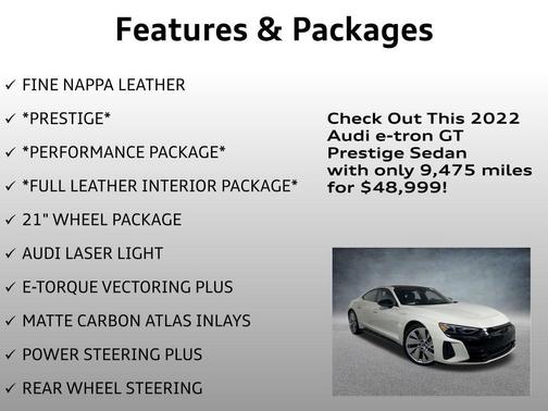 2022 Audi e-tron GT Prestige