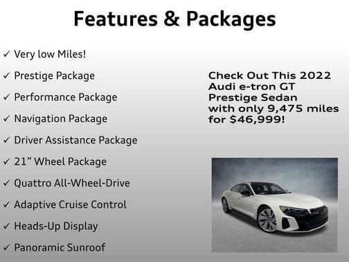 2022 Audi e-tron GT Prestige
