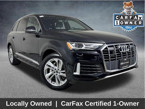 Orca Black Metallic 2021 Audi Q7 45 Premium Plus