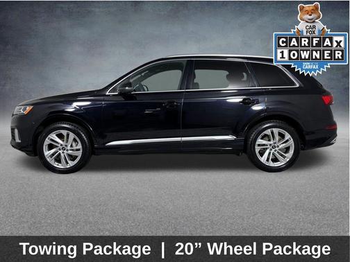 Orca Black Metallic 2021 Audi Q7 45 Premium Plus