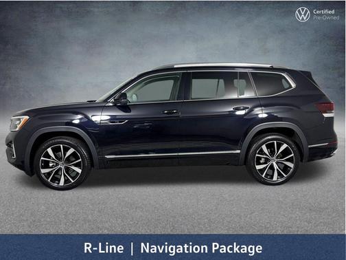 Deep Black Pearl 2026 Volkswagen Atlas 2.0T SEL Premium R-Line 4MOTION