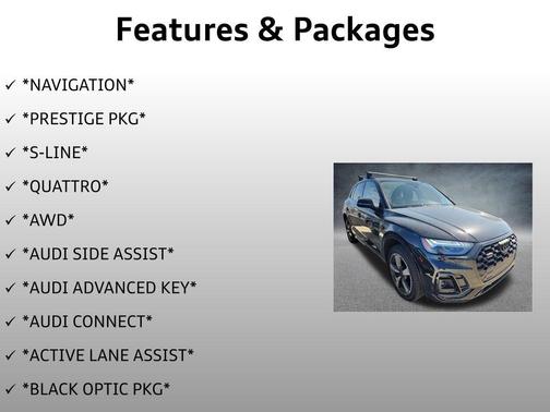 2023 Audi Q5 45 S line Prestige