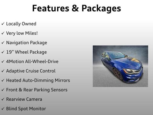 2018 Volkswagen Golf R 2.0T DSG