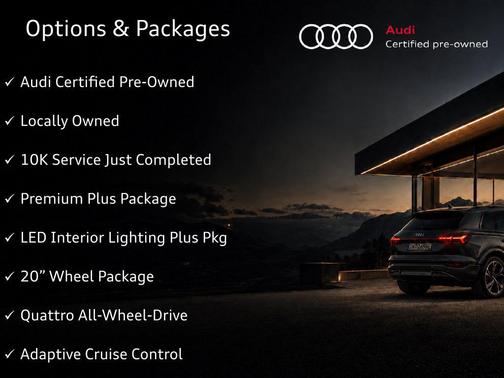 Mythos Black Metallic 2025 Audi Q5 2.0T Premium Plus