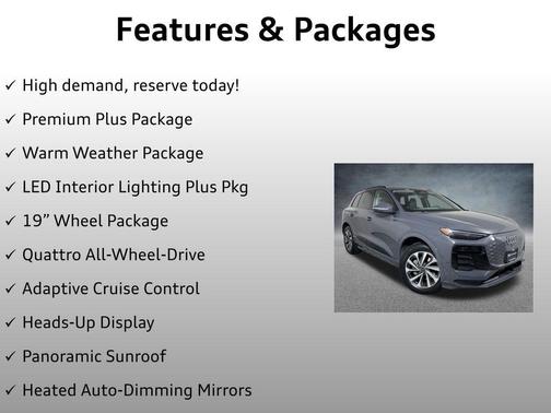 2025 Audi Q6 e-tron Premium Plus