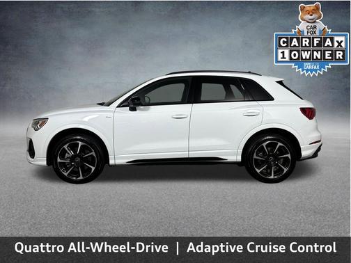 Glacier White Metallic 2025 Audi Q3 45 S line Premium Plus