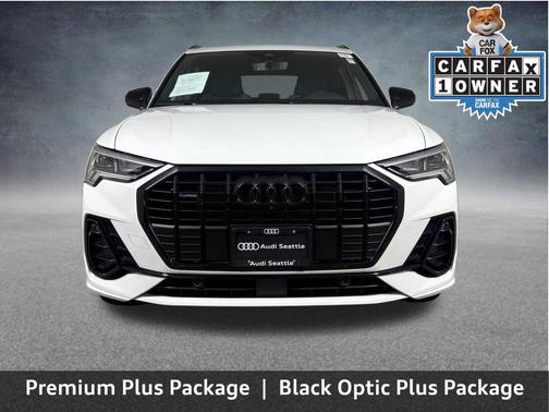 Glacier White Metallic 2025 Audi Q3 45 S line Premium Plus