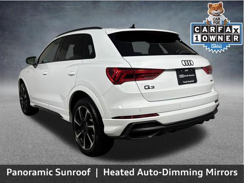Glacier White Metallic 2025 Audi Q3 45 S line Premium Plus