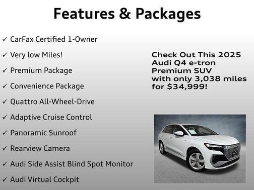 2025 Audi Q4 e-tron Premium