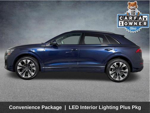 Waitomo Blue Metallic 2025 Audi Q8 55 Prestige