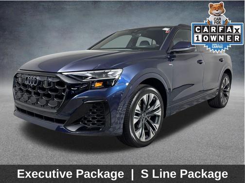 Waitomo Blue Metallic 2025 Audi Q8 55 Prestige