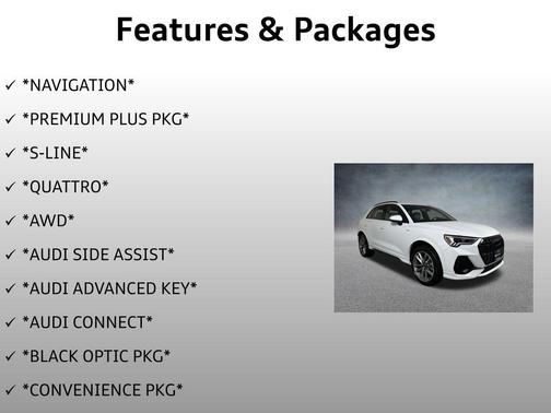 2024 Audi Q3 45 S line Premium Plus