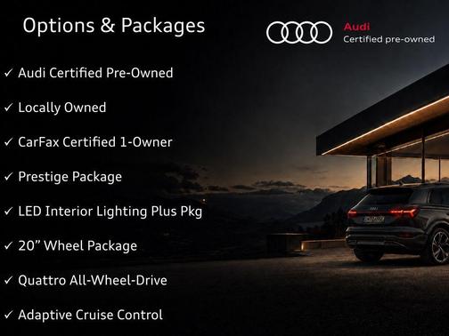 District Green Metallic 2025 Audi Q5 2.0T Prestige
