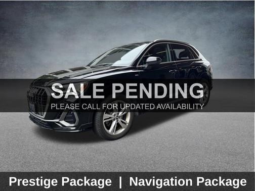 Mythos Black Metallic 2020 Audi Q3 45 S line Prestige