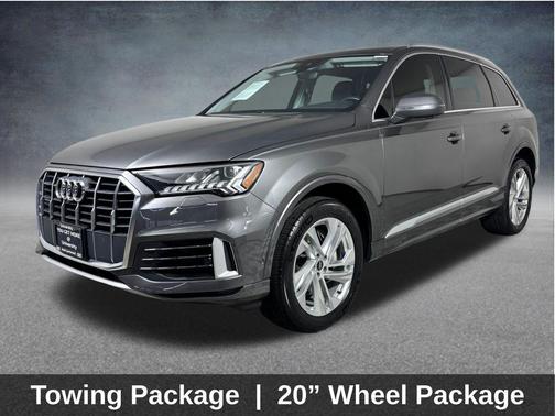 Samurai Gray Metallic 2021 Audi Q7 55 Premium Plus