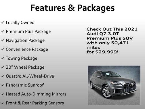 Samurai Gray Metallic 2021 Audi Q7 55 Premium Plus