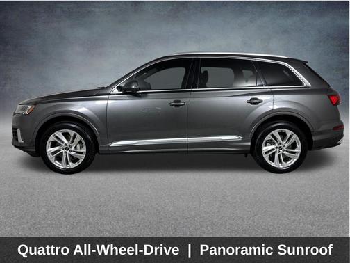 Samurai Gray Metallic 2021 Audi Q7 55 Premium Plus