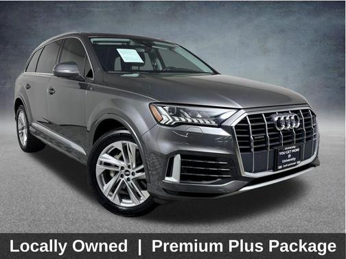 Samurai Gray Metallic 2021 Audi Q7 55 Premium Plus