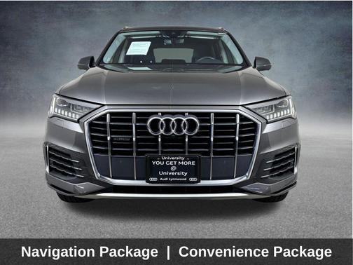 Samurai Gray Metallic 2021 Audi Q7 55 Premium Plus