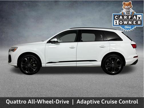 Glacier White Metallic 2025 Audi Q7 55 Premium Plus