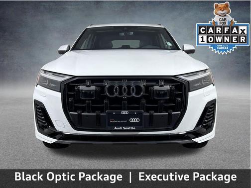 Glacier White Metallic 2025 Audi Q7 55 Premium Plus
