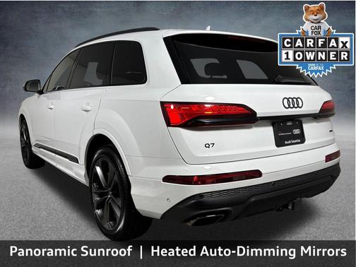 Glacier White Metallic 2025 Audi Q7 55 Premium Plus
