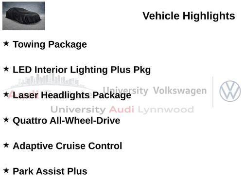 Mythos Black Metallic 2025 Audi Q7 55 Prestige