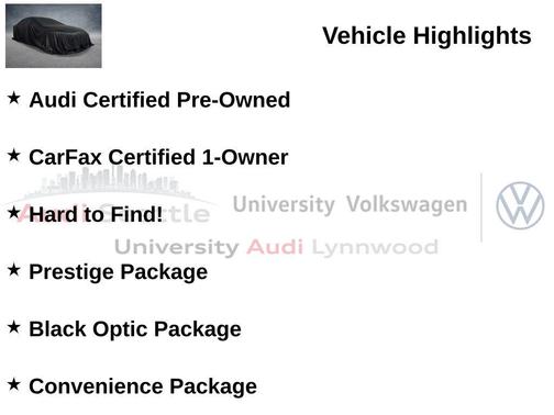 Mythos Black Metallic 2025 Audi Q7 55 Prestige