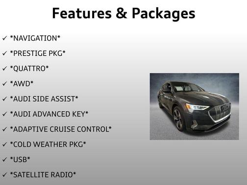 2019 Audi e-tron Prestige