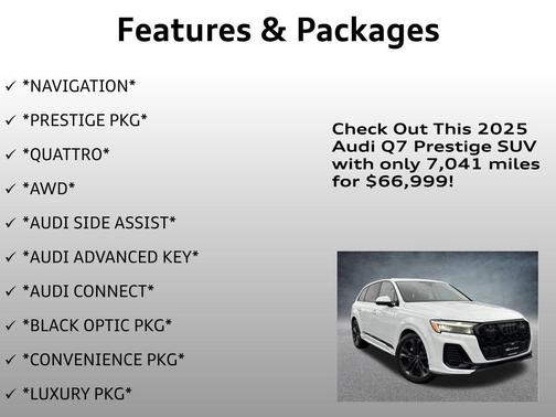 2025 Audi Q7 55 Prestige
